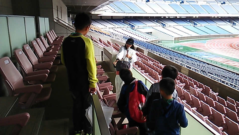 日産スタジアム 監督ブログ